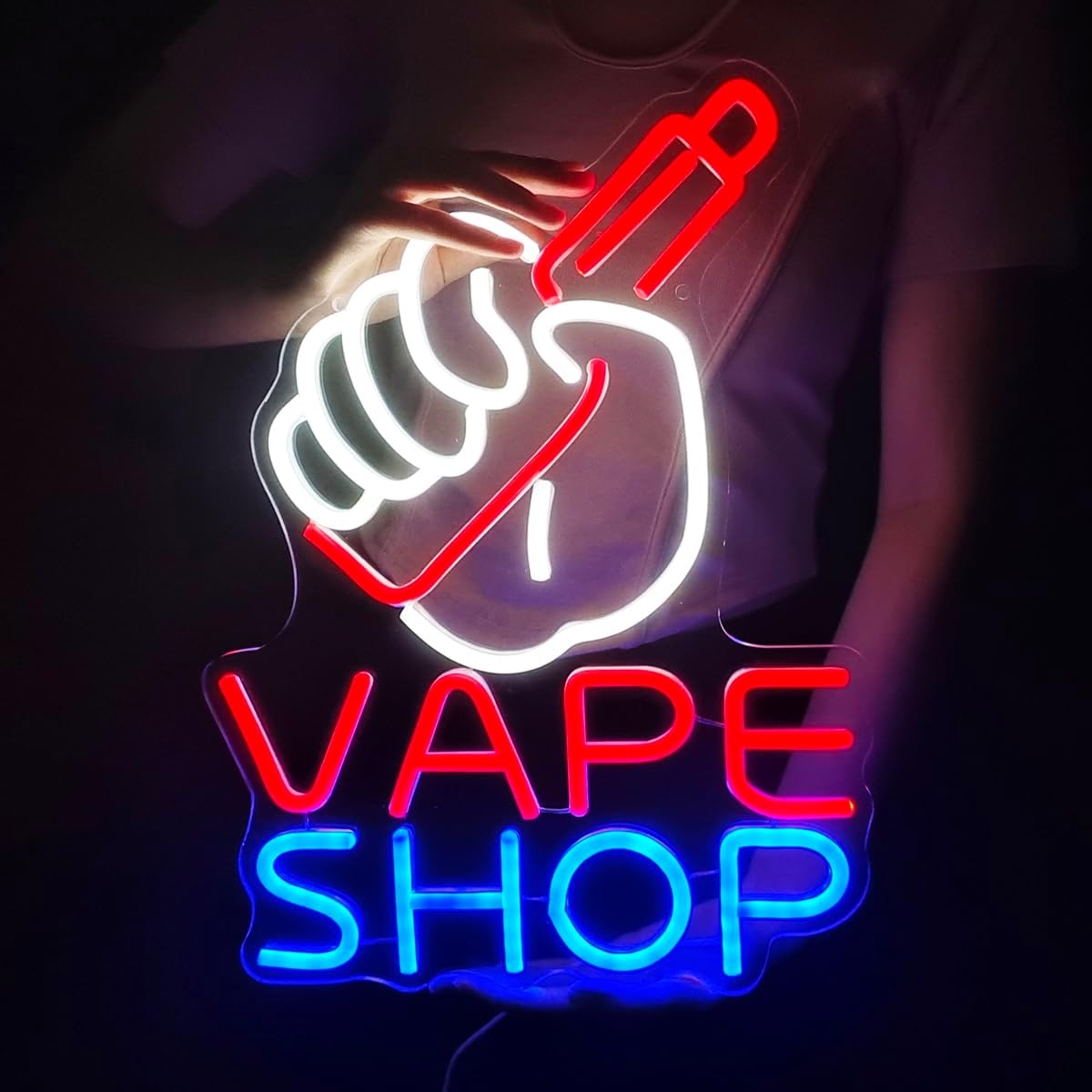 Vaping Store - Tanda Neon VAPE Shop untuk Toko