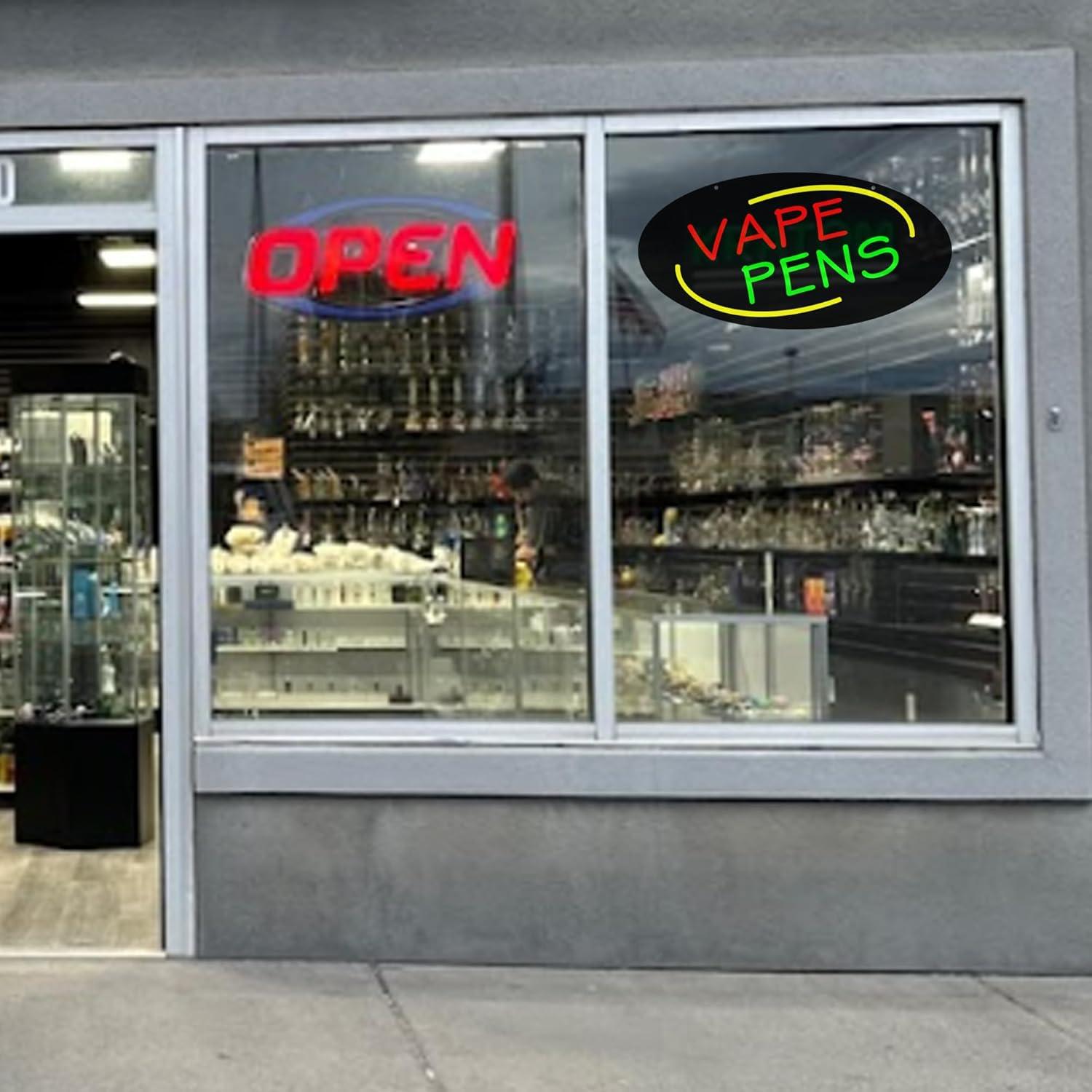 Lampu LED Neon Sign Vape Pens  - Vaping Store ulasan dan harga