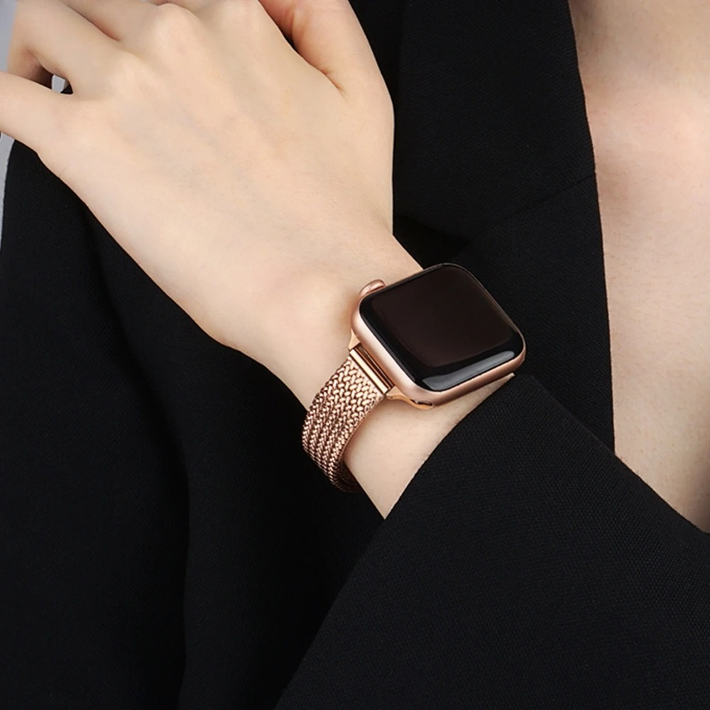 Tali untuk Apple Watch Seri 9  - Mesh Coil Strip ulasan dan harga