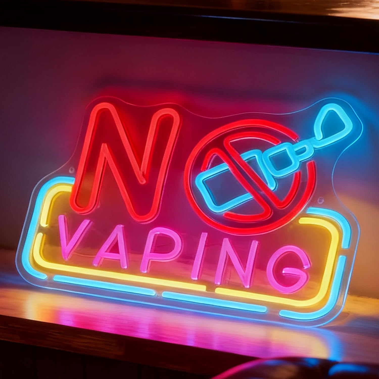 Lampu Neon LED Tanpa Vaping, D - Vaping Shop ulasan dan harga